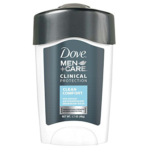 Amazon.com : Dove Men+Care Clinical Antiperspirant Deodorant Stick, Clean Comfort, 1.7 oz : Clinical Strength Deodorant : Beauty